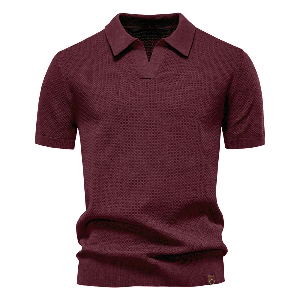 Polo Uomo Strutturata Manica Corta