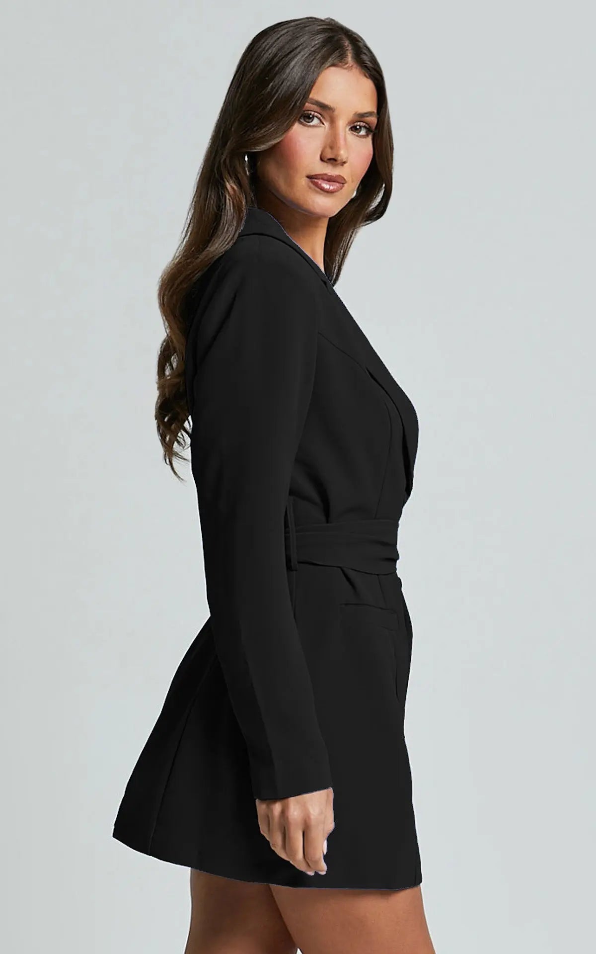 Abito Donna Blazer con Cintura Lineare Slim