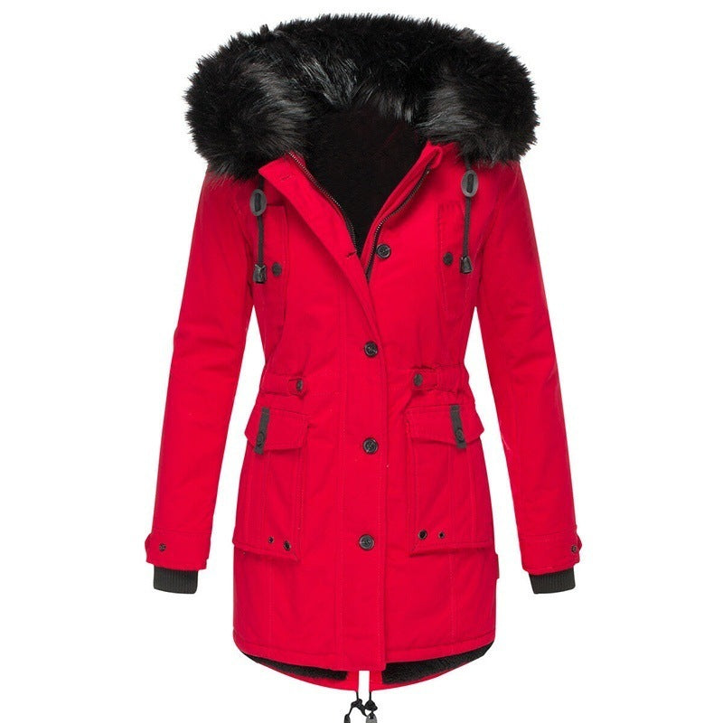 Giacca Invernale Donna Calda Elegante Regular Fit