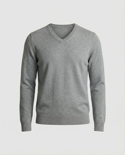 Maglione Uomo Cotone Scollo a V