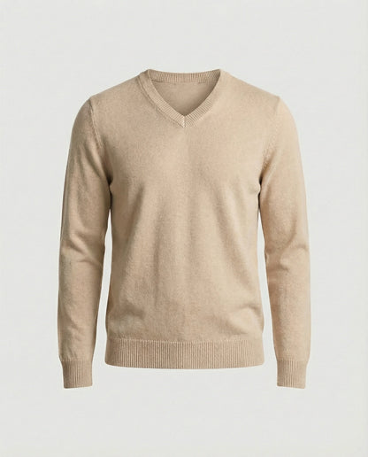 Maglione Uomo Cotone Scollo a V