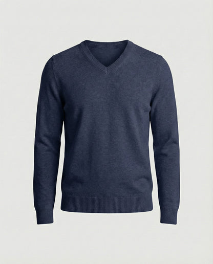 Maglione Uomo Cotone Scollo a V