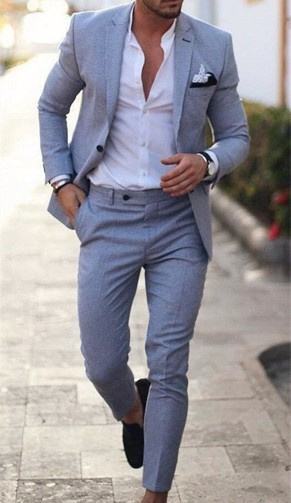 Abito Uomo Due Pezzi Slim Fit Giacca e Pantaloni