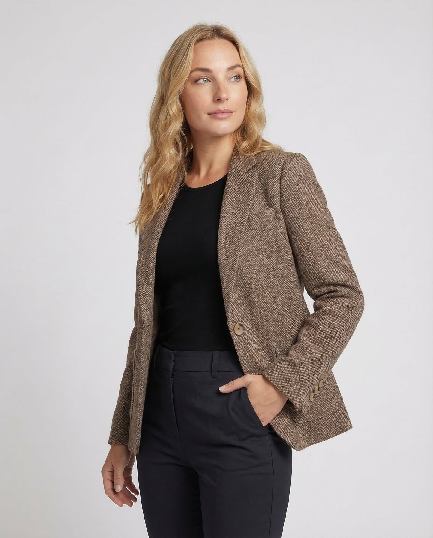 Blazer Donna Elegante Manica Lunga