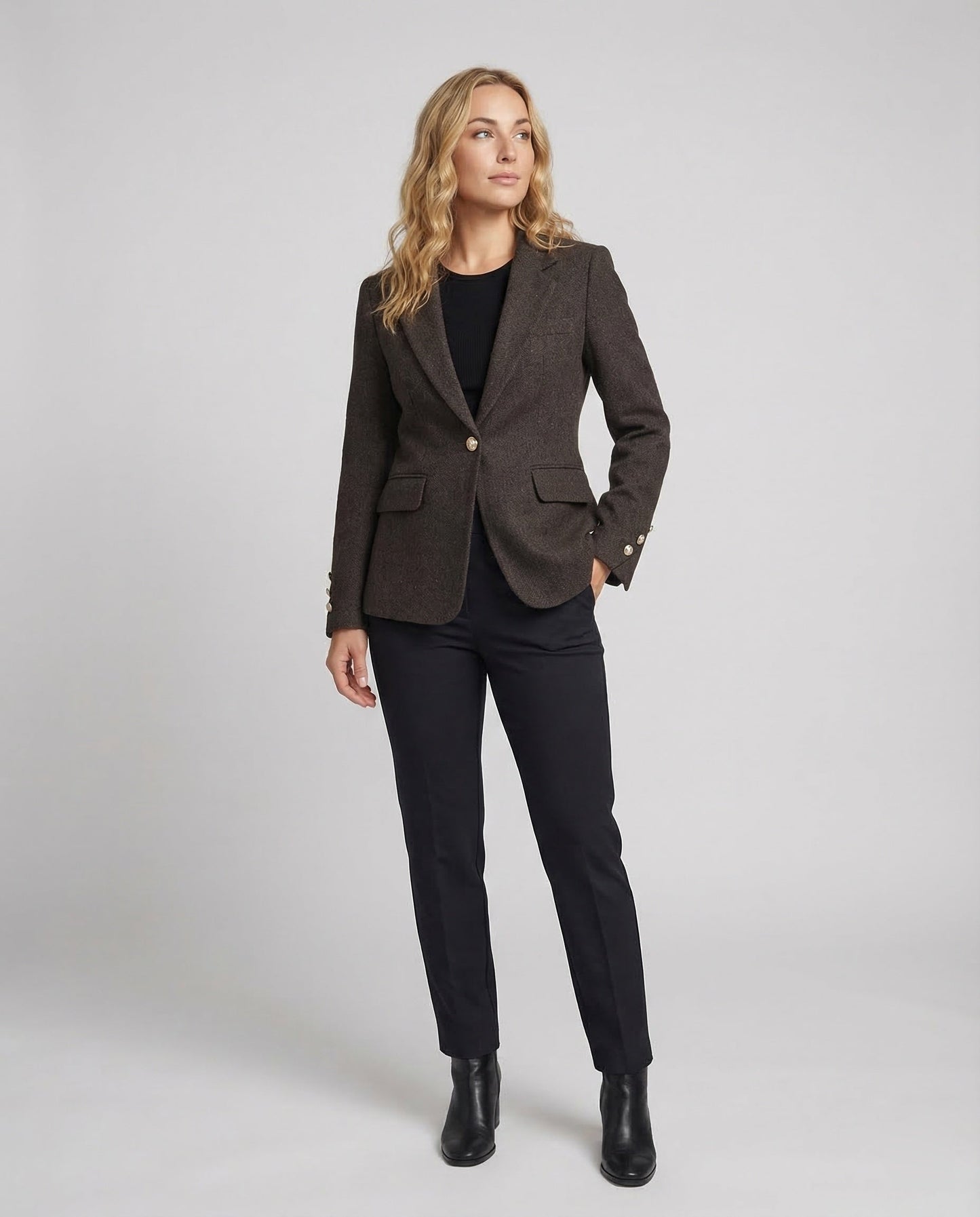 Blazer Donna Elegante Manica Lunga