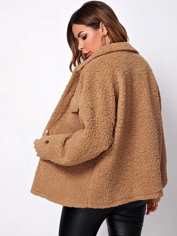 Giacca Donna con Colletto e Tasche Taglio Classico