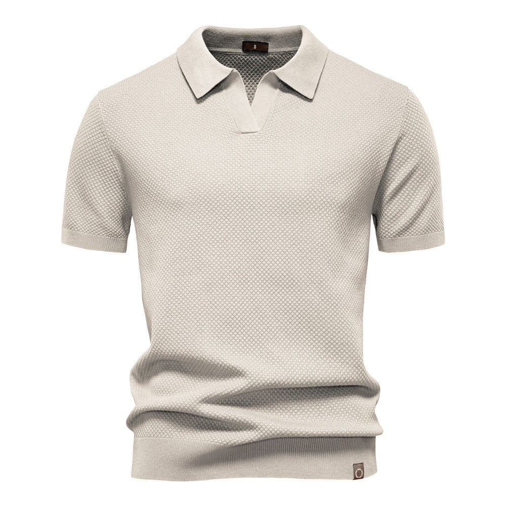 Polo Uomo Strutturata Manica Corta