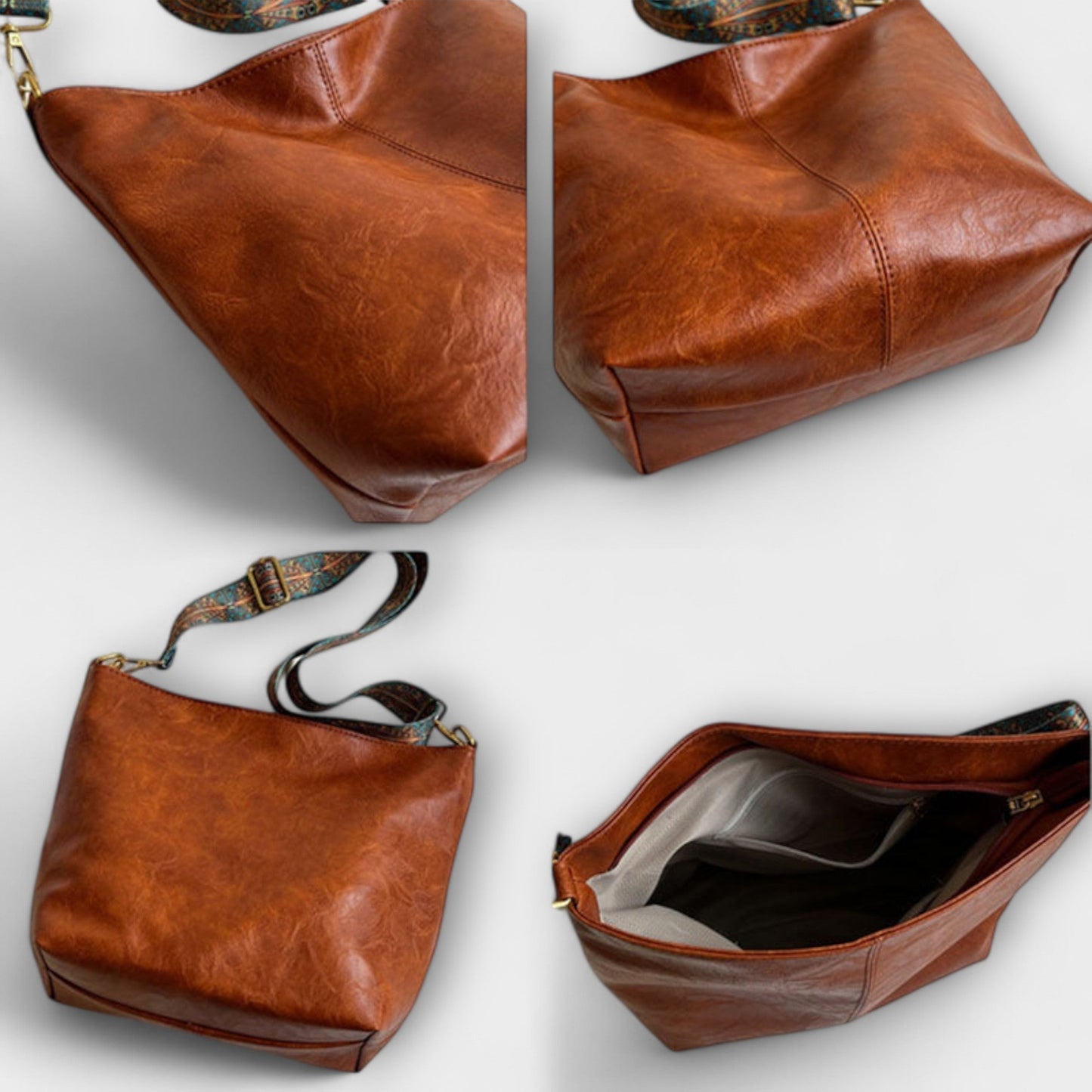 Borsa Tracolla Donna Design Moderno Tracolla Larga