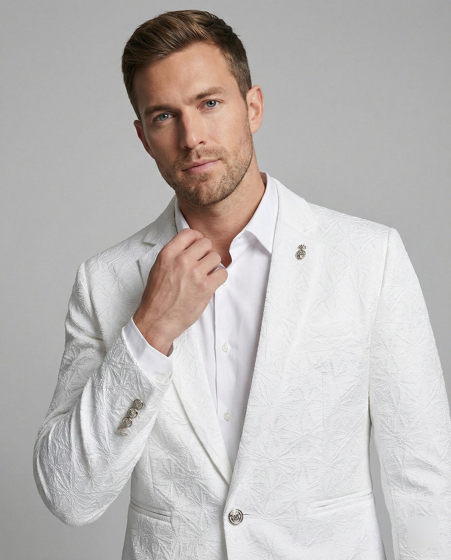 Blazer Uomo Strutturato Taglio Moderno
