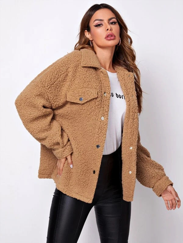 Giacca Donna con Colletto e Tasche Taglio Classico - Brentozzi