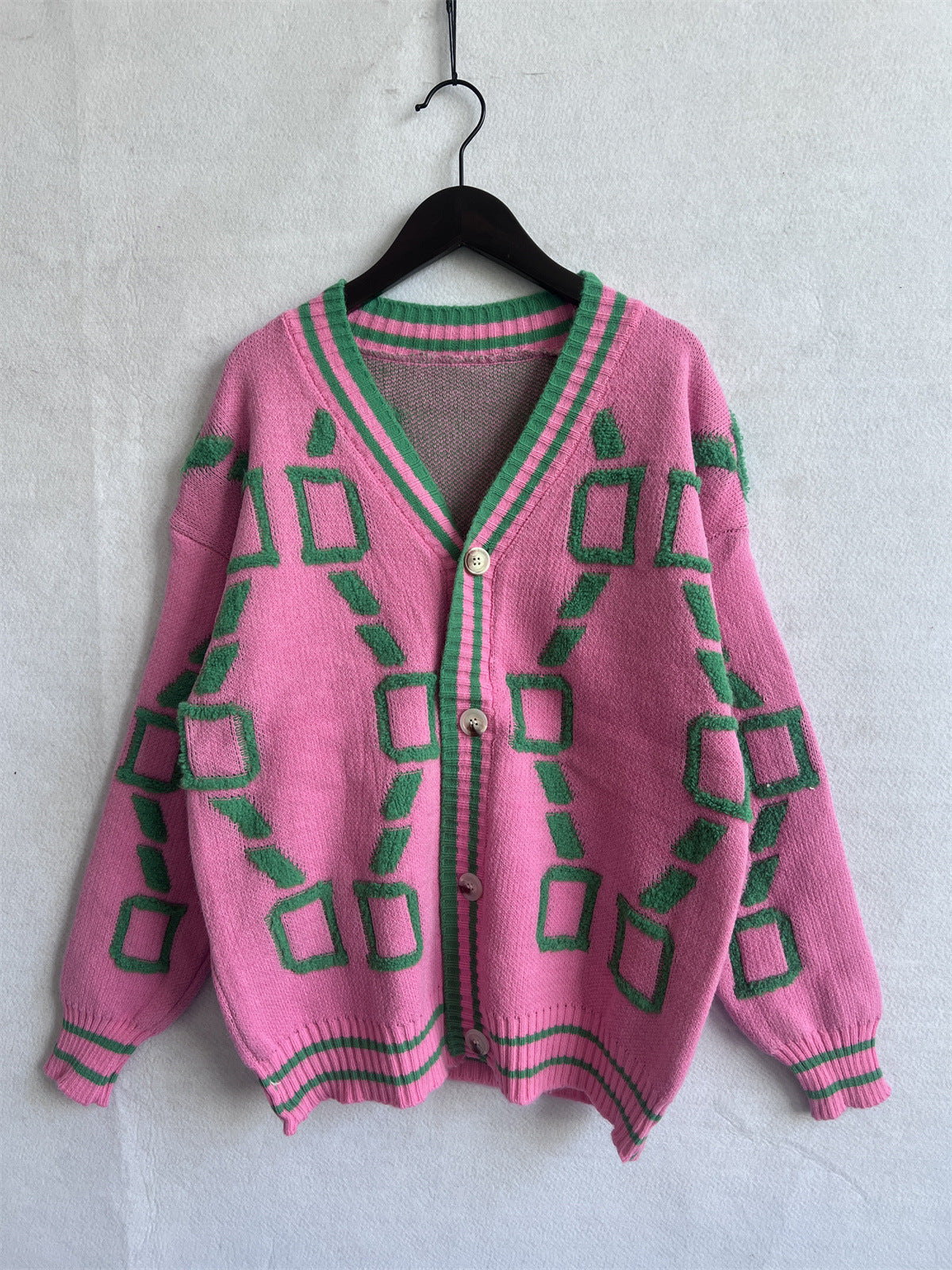 Cardigan Uomo Maglia Casual Scollo a V