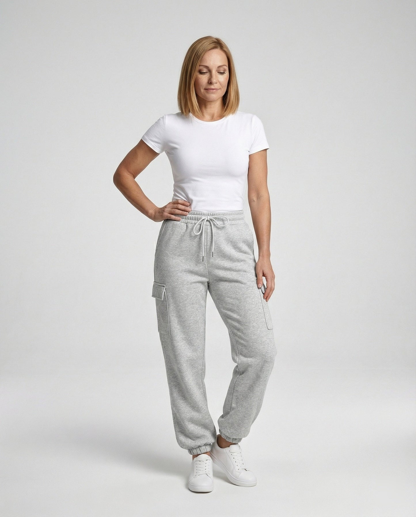 Pantaloni Cargo Donna Elastico in Vita Comodi - Brentozzi