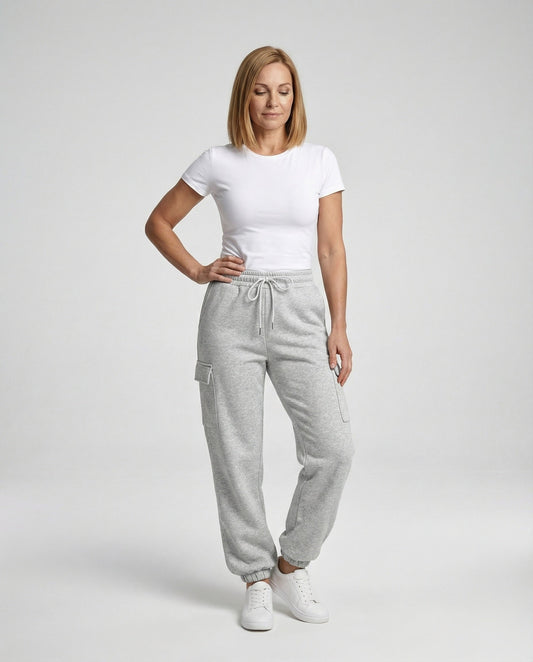 Pantaloni Cargo Donna Elastico in Vita Comodi - Brentozzi