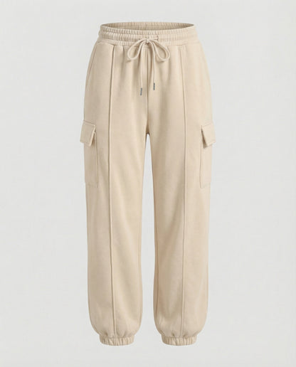 Pantaloni Cargo Donna Elastico in Vita Comodi
