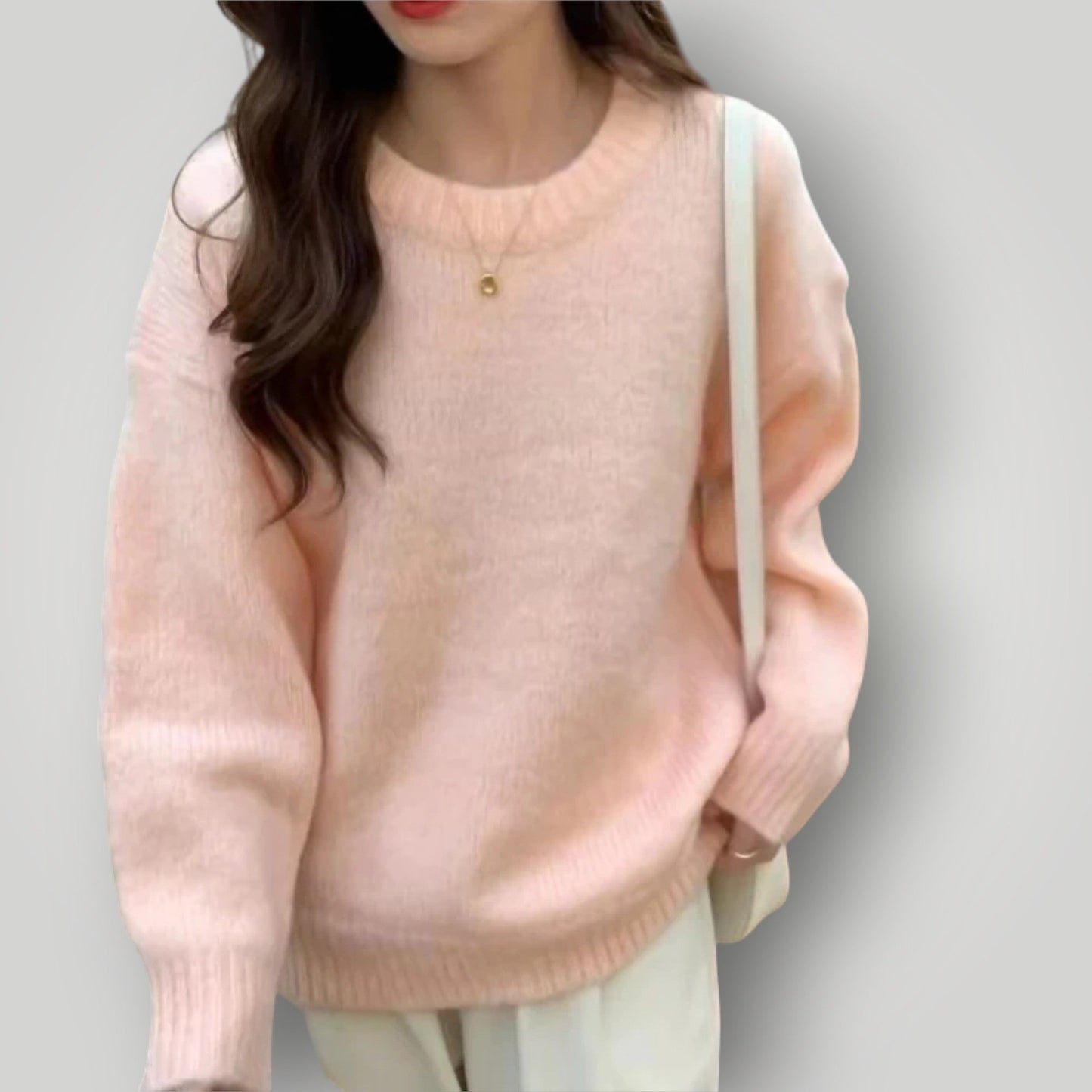 Maglione Donna Maniche Lunghe Vestibilità Ampia