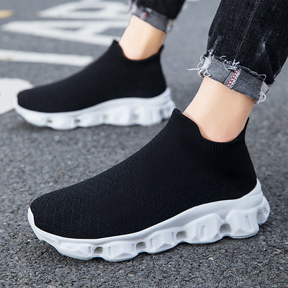 Scarpe Donna in Tessuto Elasticizzato Suola Profilata