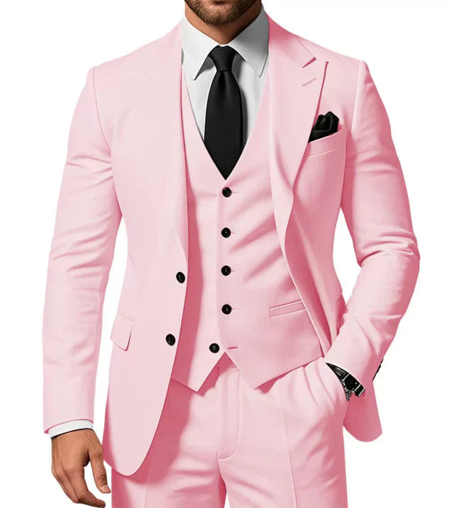 Abito Completo Uomo Tre Pezzi Giacca Gilet e Pantaloni