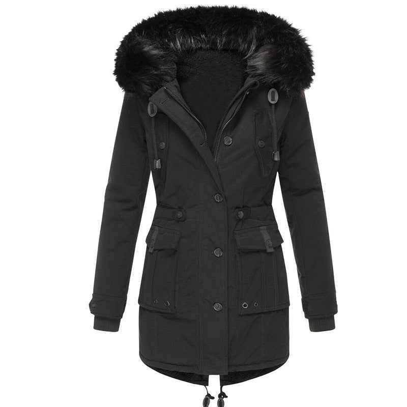 Giacca Invernale Donna Calda Elegante Regular Fit