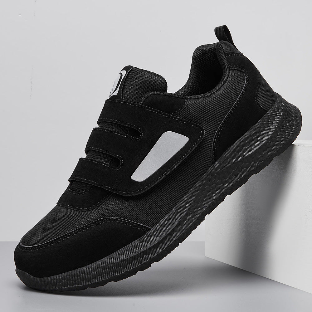 Sneaker Donna con Chiusura a Strappo e Superficie Strutturata