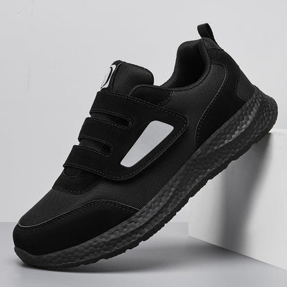 Sneaker Donna con Chiusura a Strappo e Superficie Strutturata