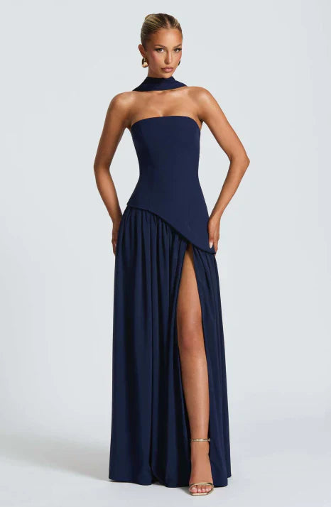Abito Maxi Donna Senza Spalline