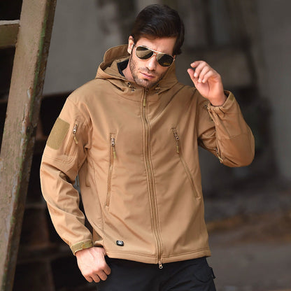 Giacca Softshell Uomo Impermeabile Antivento Outdoor