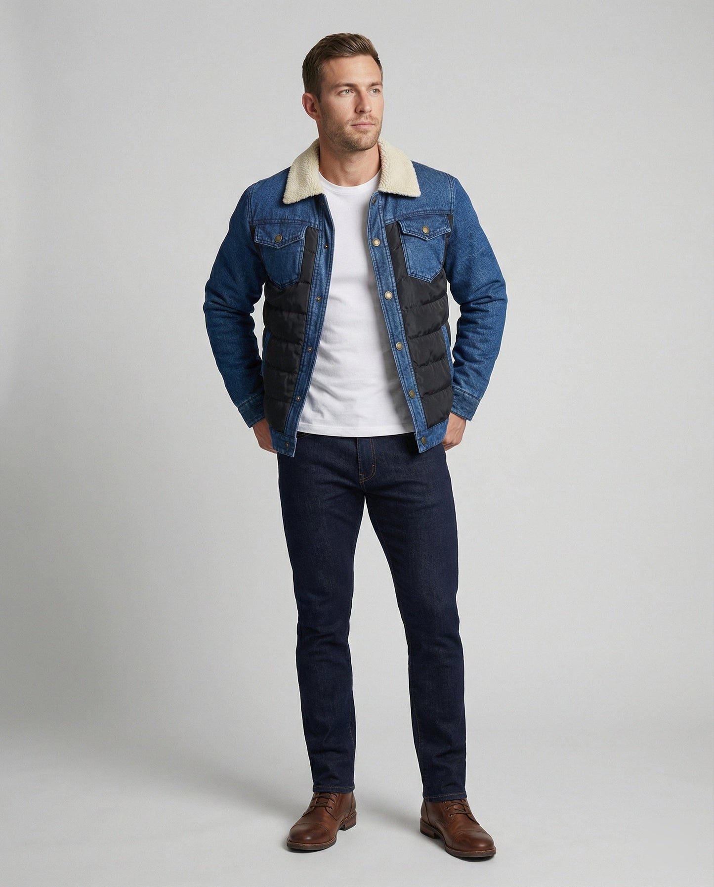 Overshirt Uomo Giacca Leggera Casual