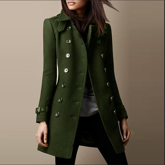 Cappotto Donna Doppiopetto Classico