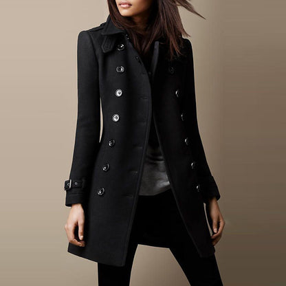 Cappotto Donna Doppiopetto Classico