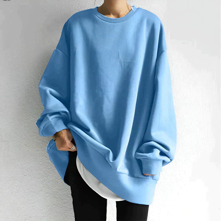 Maglione Oversize Donna Casual Manica Lunga Morbido