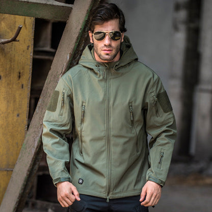Giacca Softshell Uomo Impermeabile Antivento Outdoor