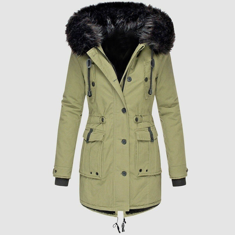 Giacca Invernale Donna Calda Elegante Regular Fit