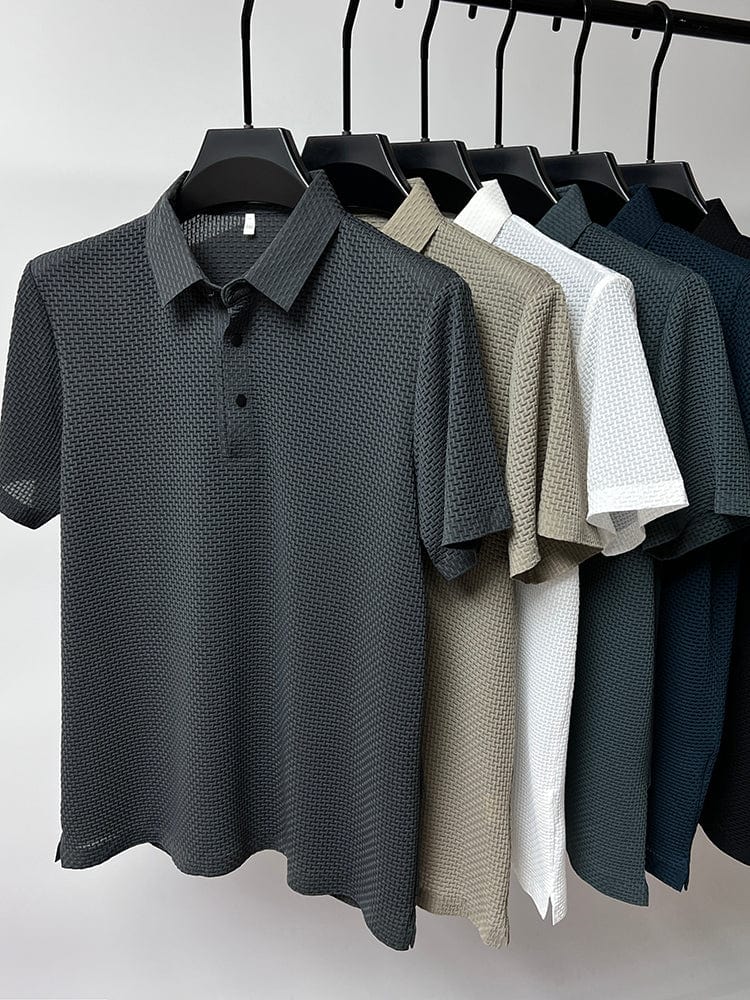Polo Uomo in Mesh Vestibilità Regular