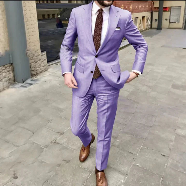 Completo Uomo Due Pezzi Giacca e Pantaloni Classici