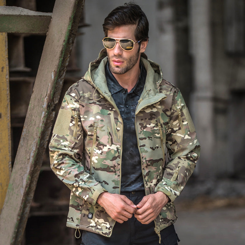 Giacca Softshell Uomo Impermeabile Antivento Outdoor