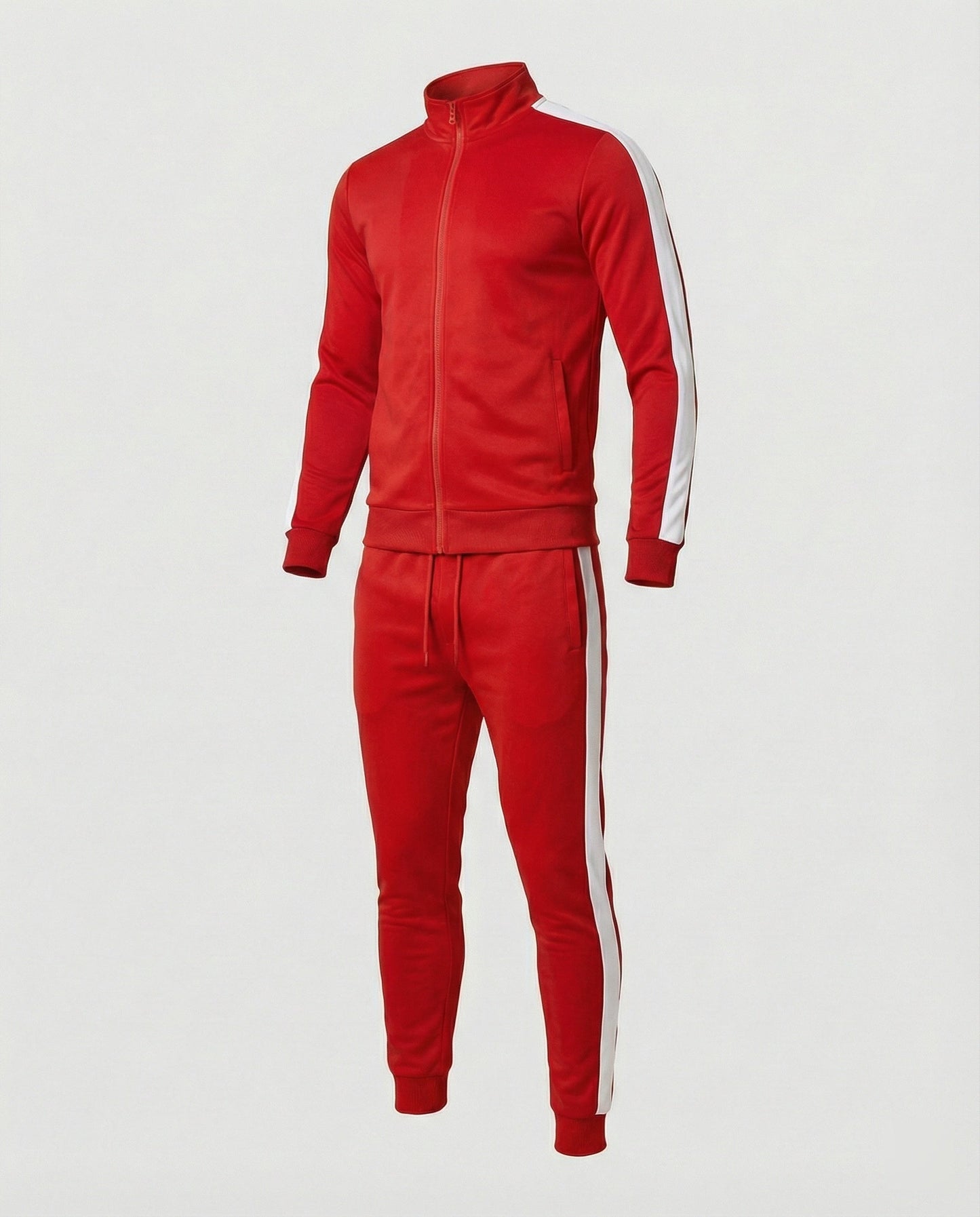 Tuta Allenamento Uomo Slim Fit con Colletto Alto - Brentozzi