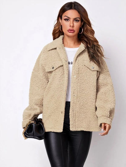 Giacca Donna con Colletto e Tasche Taglio Classico