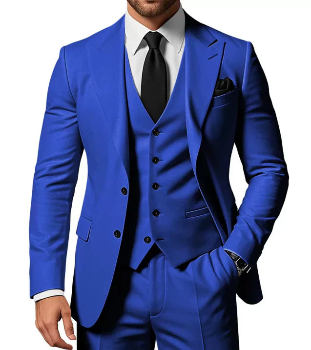Abito Completo Uomo Tre Pezzi Giacca Gilet e Pantaloni