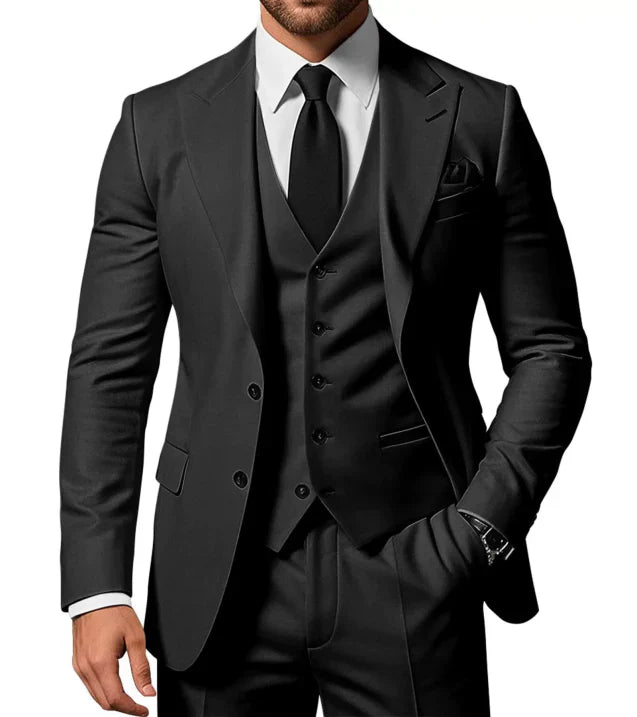 Abito Completo Uomo Tre Pezzi Giacca Gilet e Pantaloni