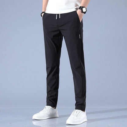 Pantaloni Jogging Uomo Tessuto Morbido Vestibilità Comoda