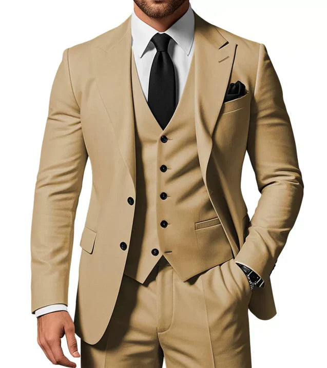 Abito Completo Uomo Tre Pezzi Giacca Gilet e Pantaloni