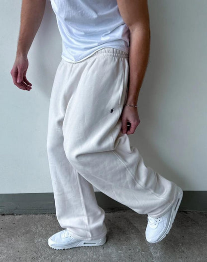 Pantaloni Jogging Uomo in Fleece Classici con Tasche Laterali