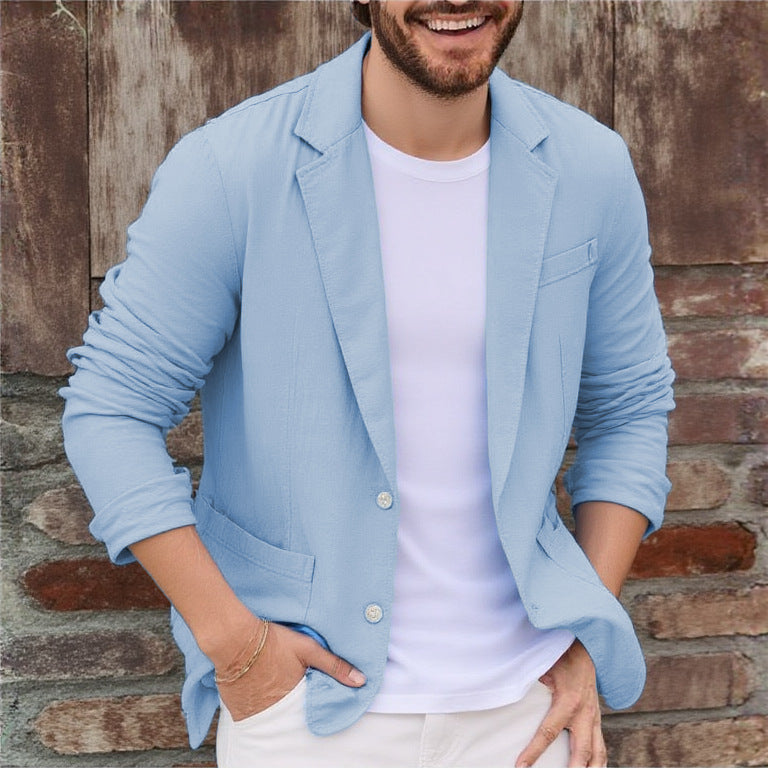 Giacca Jersey Uomo Casual con Tasche