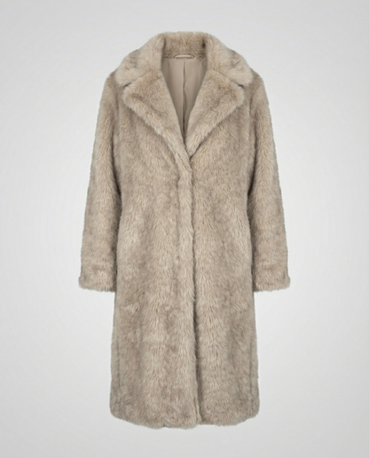 Cappotto Donna in Ecopelliccia Morbido Caldo