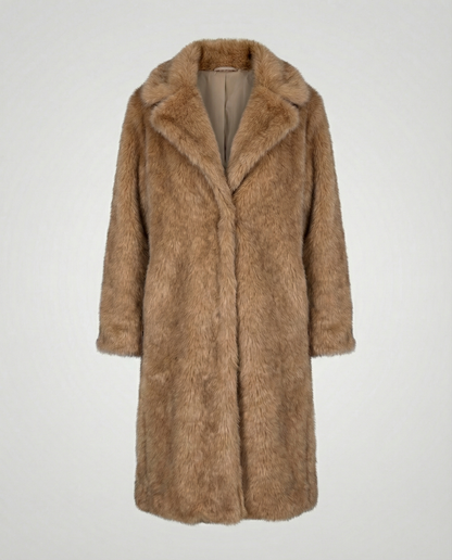 Cappotto Donna in Ecopelliccia Morbido Caldo
