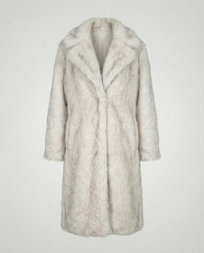 Cappotto Donna in Ecopelliccia Morbido Caldo