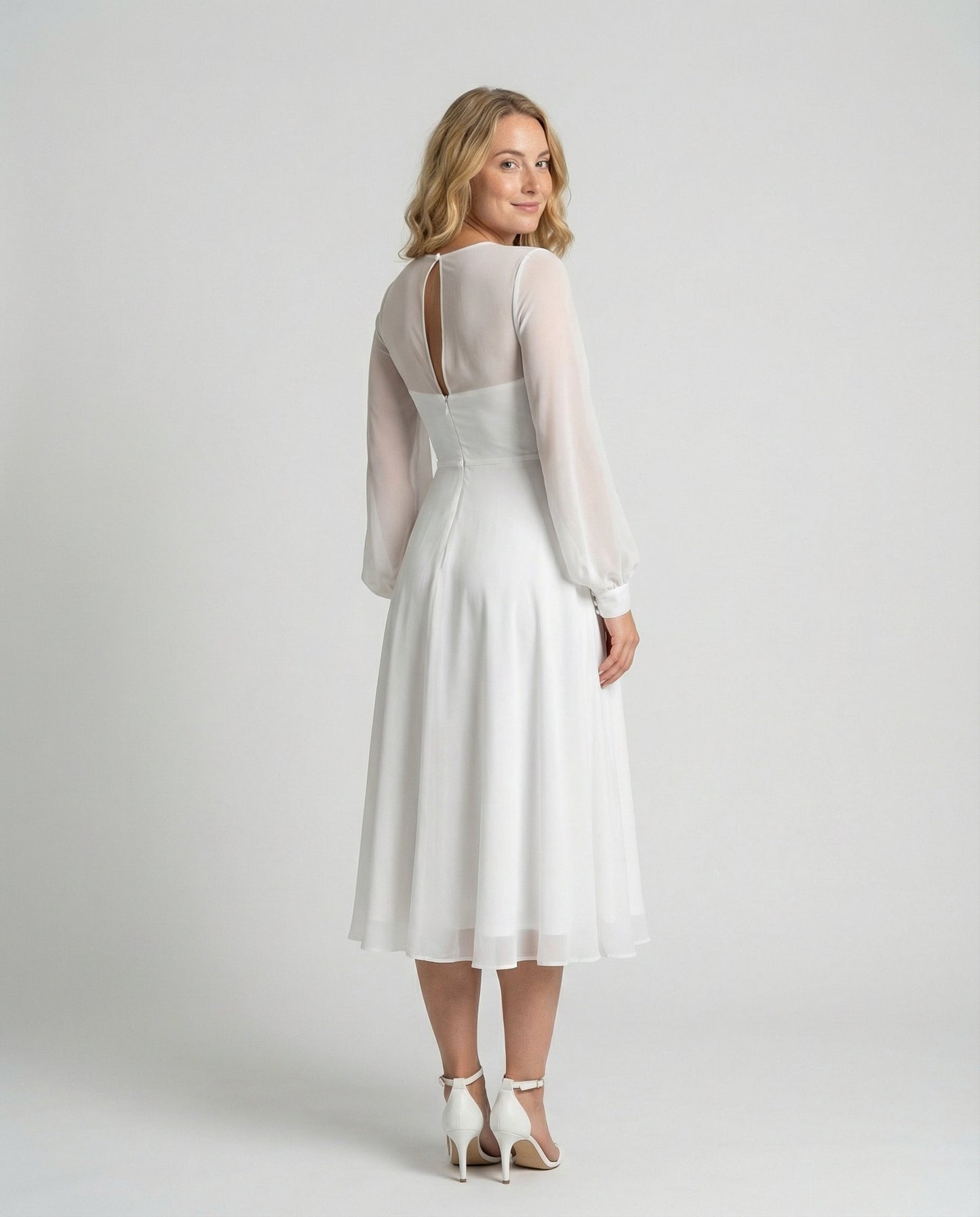 Abito Fluttuante Donna in Chiffon Elegante