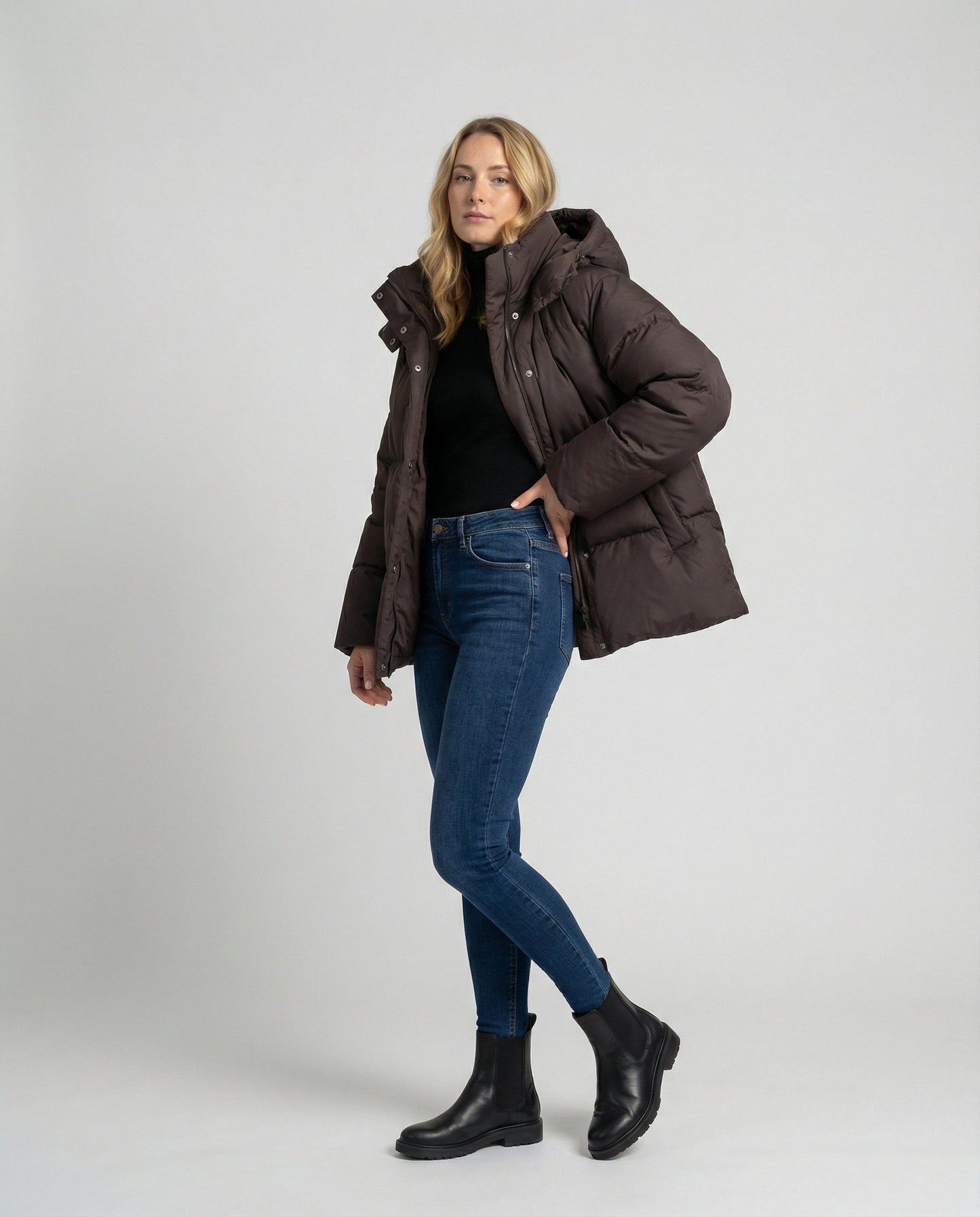 Piumino Donna Oversize Imbottito Morbido