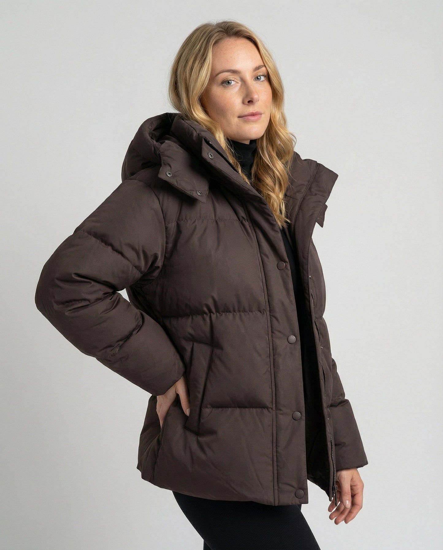 Piumino Donna Oversize Imbottito Morbido - Brentozzi