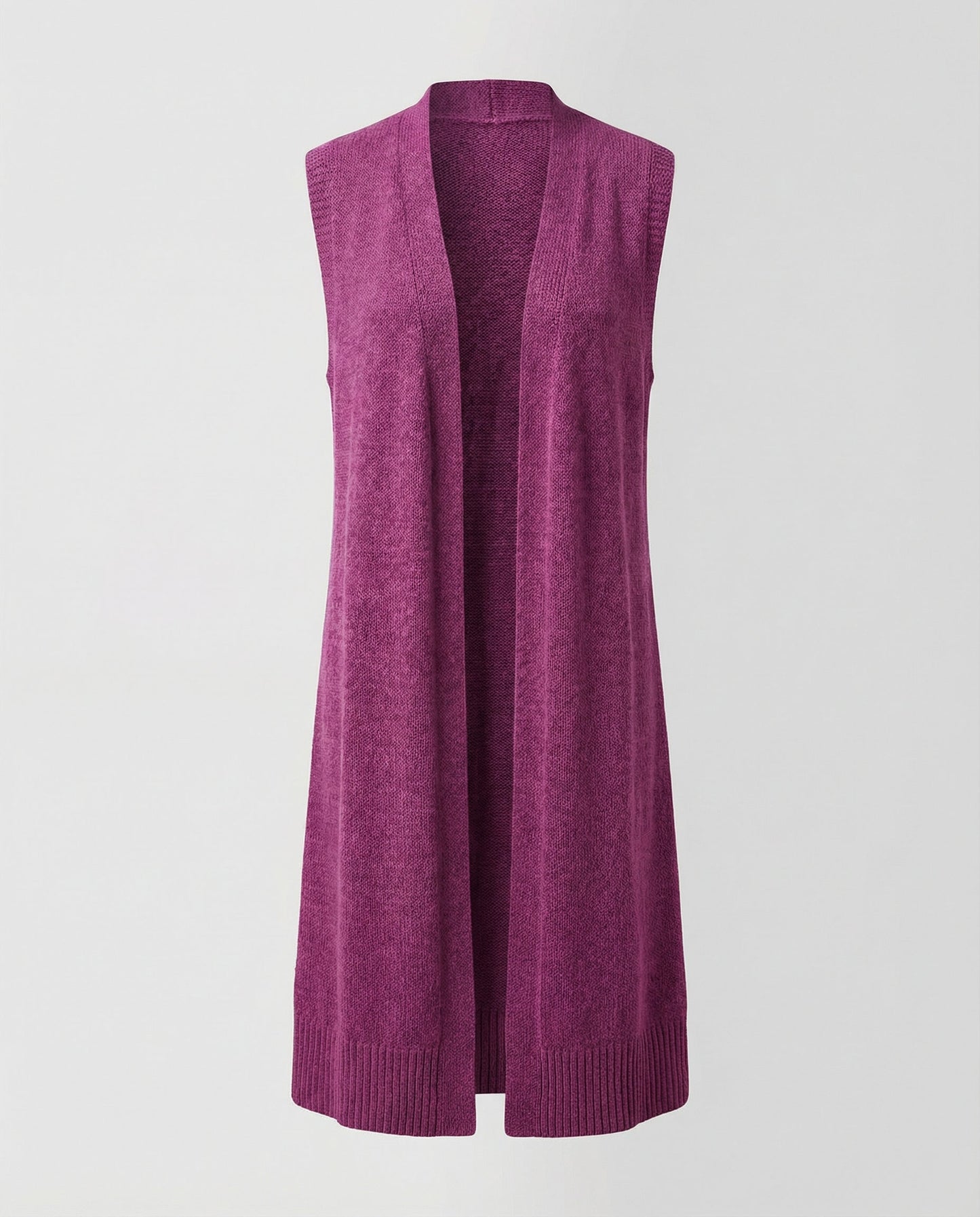 Gilet Donna Oversize Maglia Morbida